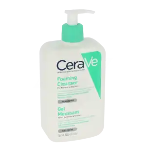 Cerave Gel Moussant Visage Pour Les Peaux Normales à Grasses Flacon Pompe/473ml à Paris