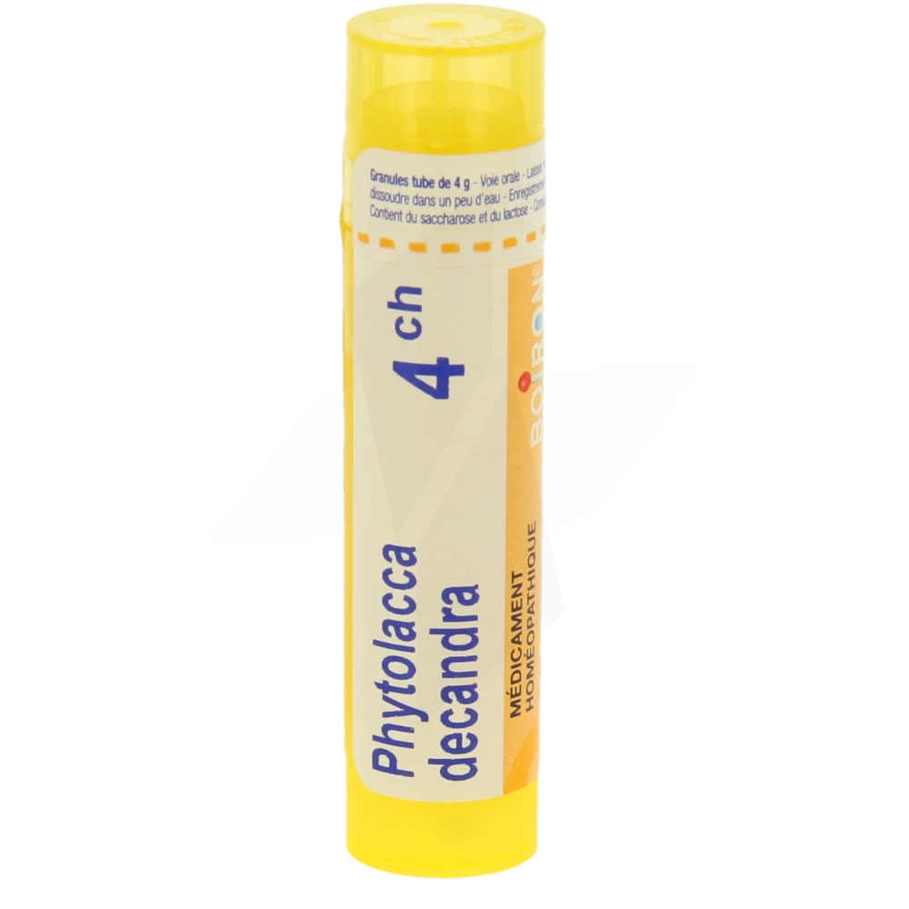 Boiron Phytolacca Decandra 4ch Granules Tube De 4g