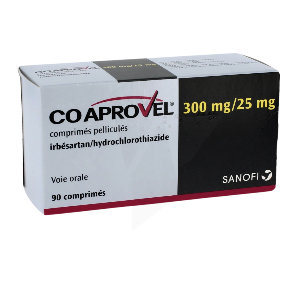 Coaprovel 300 Mg/25 Mg, Comprimé Pelliculé