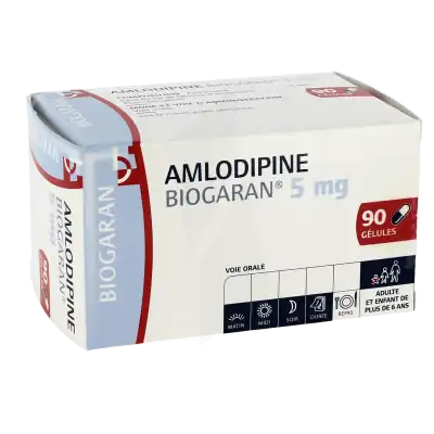 Amlodipine Biogaran 5 Mg, Gélule à Blere