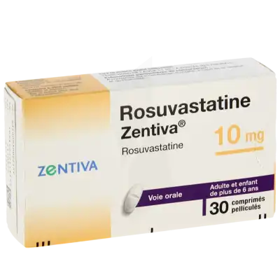 Rosuvastatine Zentiva 10 Mg, Comprimé Pelliculé à Bordeaux