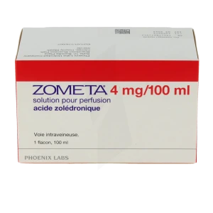 Zometa 4 Mg/100 Ml, Solution Pour Perfusion