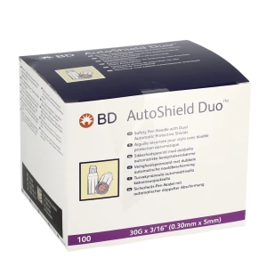 Bd Autoshield Duo Aiguille Pour Stylo Injecteur Mauve 0,30x5mm B/100