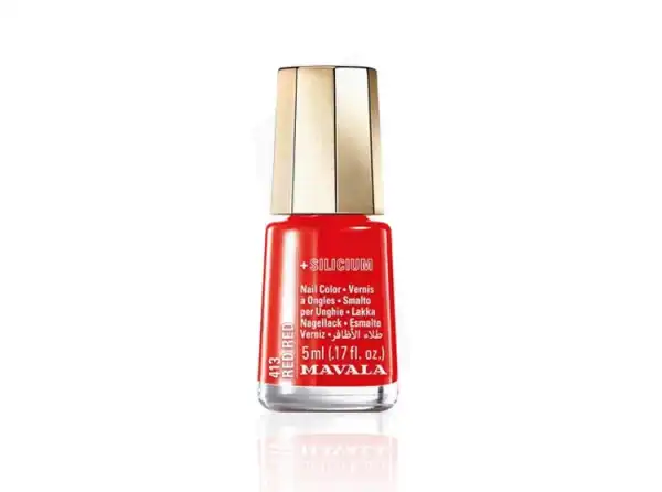 Mavala Mini Color Vernis à Ongles Silicium Vibe Red Red Fl/5ml