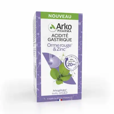 Arkogelules Orme Rouge Zinc Gélules Fl/40 à Châlons-en-Champagne