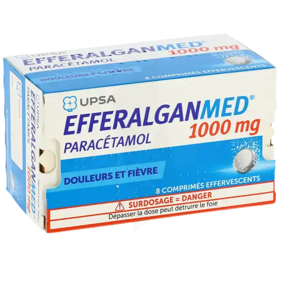 Efferalganmed 1000 Mg, Comprimé Effervescent