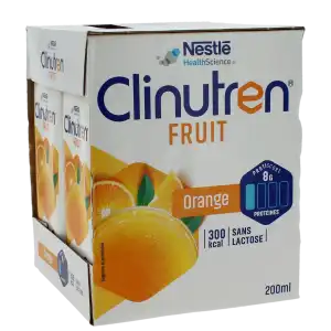 Clinutren Fruit Nutrim Orange 4boîte De 200 Ml à Talence