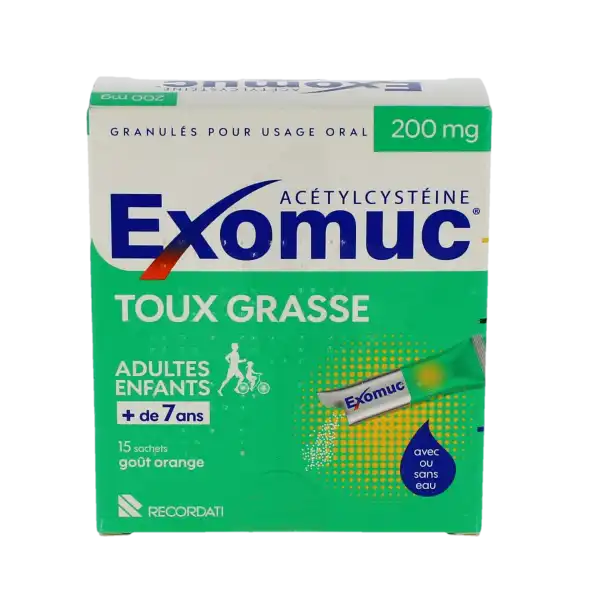 Exomuc 200 Mg, Granulés Pour Usage Oral En Sachet