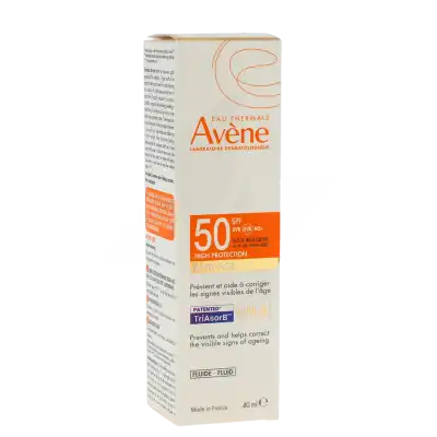 Avène Eau Thermale Solaire Anti-âge Spf50 Emulsion Fluide Tube De 40 Ml à ROCHEMAURE