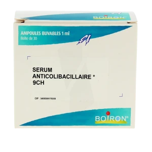 Boiron Serum Anticolibacillaire * 9ch Solution Buvable En Ampoules Boîte De 30 Ampoules
