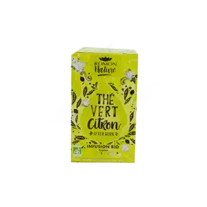 Acheter Romon Nature Infusion Thé vert Citron Bio 16 sachets à Muret