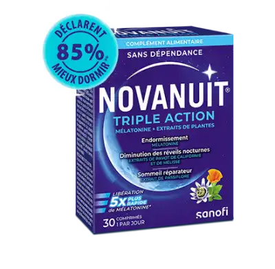 Novanuit Triple Action Gélules B/30 à GRENOBLE