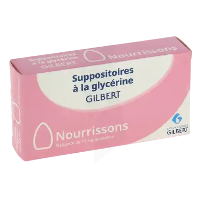 Suppositoire A La Glycerine Gilbert Nourrissons, Suppositoire à Paris
