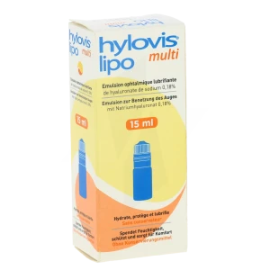 Hylovis Lipo Multi Emulsion Oculaire Fl/15ml