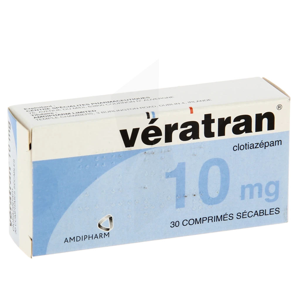 Veratran 10 Mg, Comprimé Sécable