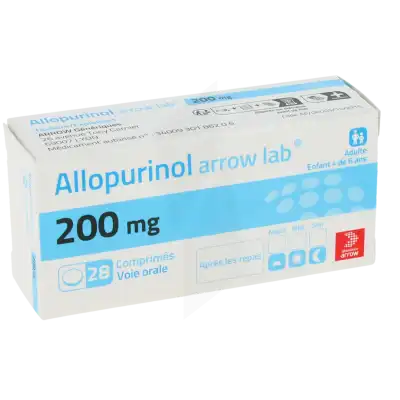 Allopurinol Arrow Lab 200 Mg, Comprimé à Casteljaloux