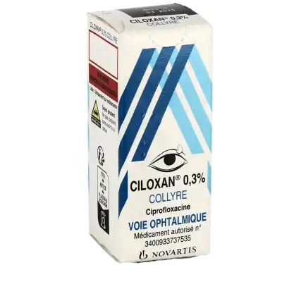CILOXAN 0,3 POUR CENT, collyre