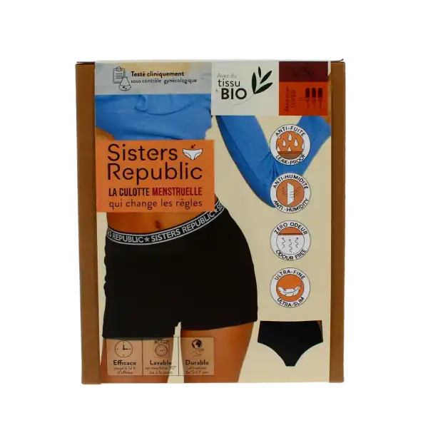 Sisters Republic Ginger Boxer Menstruelle Flux Super Ts