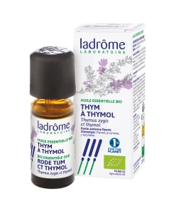 Ladrôme Huile Essentielle Thym à Thymol Partie Aérienne Fleurie 10ml