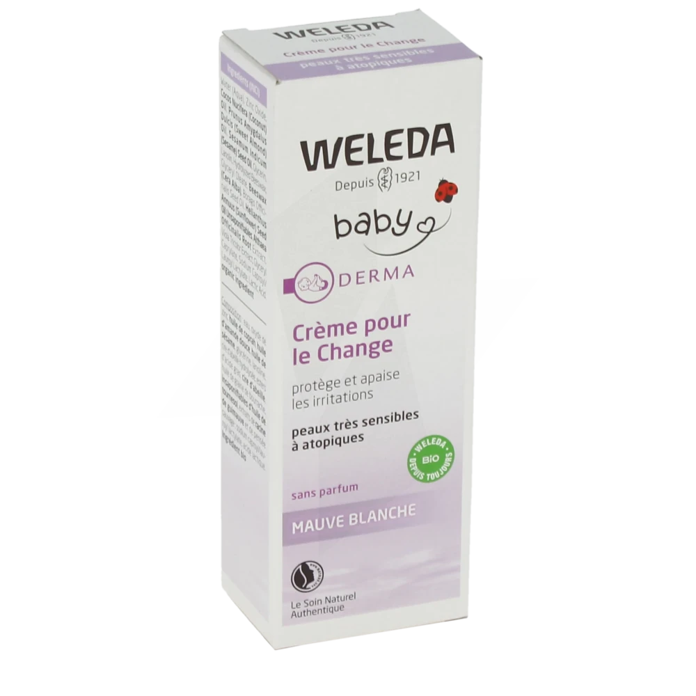 Weleda Crème Pour Le Change Mauve Blanche T/50ml