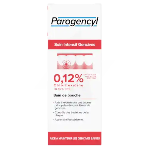 Parogencyl Bain De Bouche Soin Intensif Gencives Chlorhexidine Fl/300ml