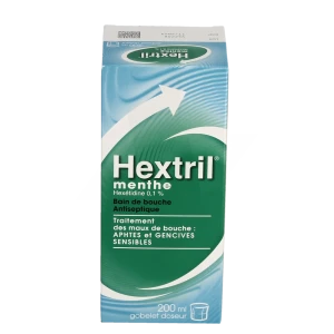 Hextril 0,1 % S Bain Bouche Menthe Fl/200ml