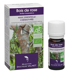 Docteur Valnet Huile Essentielle Bio, Bois De Rose 10ml