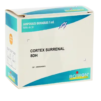 Boiron Cortex Surrenal 8dh Solution Buvable En Ampoules Boîte De 30 Ampoules à La-Valette-du-Var