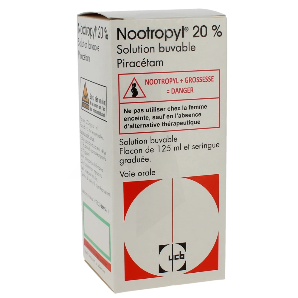 Nootropyl 20 %, Solution Buvable