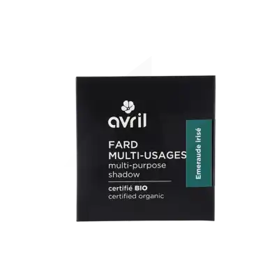 Avril Fard à Paupières Bio émeraude Irisé Recharge/2,5g à CANEJAN