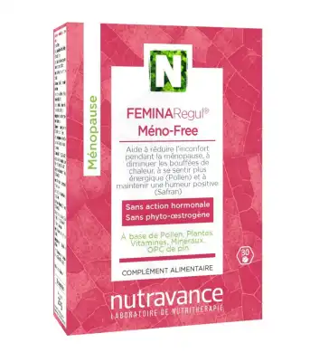 Nutravance Feminaregul Meno-free Comprimés B/30 à CHAMPAGNOLE