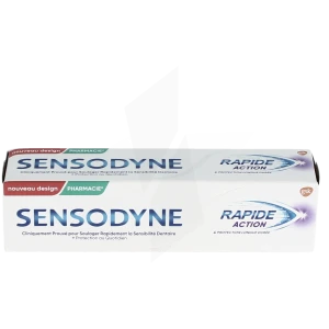 Sensodyne Rapide Pâte Dentifrice Dents Sensibles 75ml