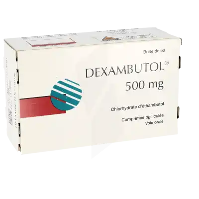 Dexambutol 500 Mg, Comprimé Pelliculé à STRASBOURG