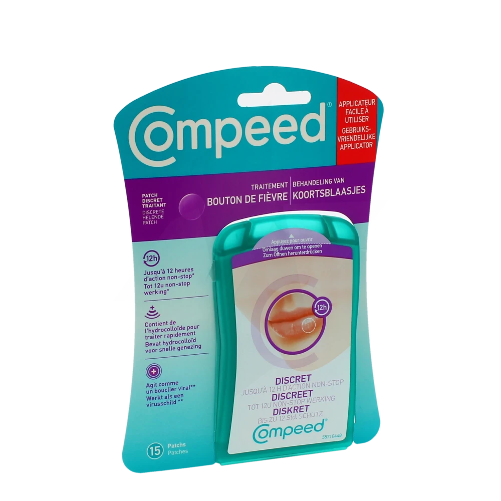 Compeed Patch Bouton De Fièvre Total Care Boîte De 15