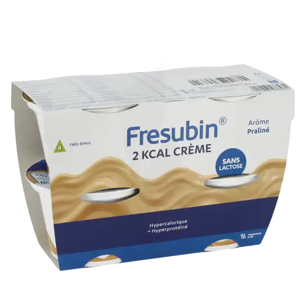 Fresubin 2 Kcal Crème Nutriment Praliné 4pots/200g