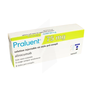 Praluent 75 Mg, Solution Injectable En Stylo Prérempli
