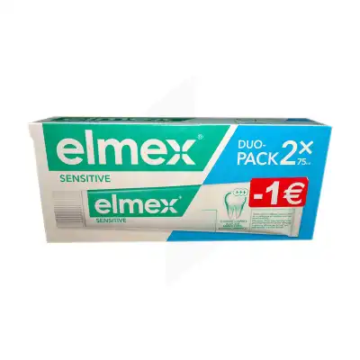 Elmex Sensitive Pâte Dentifrice 2t/75ml -1euro à Saint-Sébastien-sur-Loire