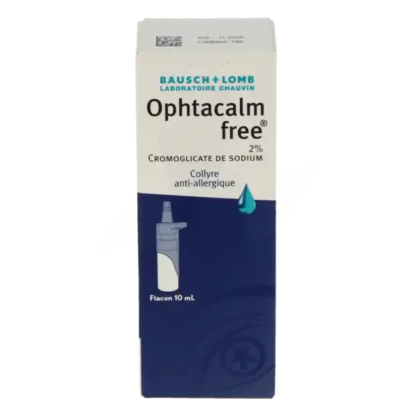 Ophtacalmfree 2 %, Collyre En Solution