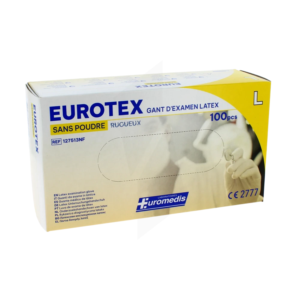 Eurotex 240mm Gant Non Poudré T8/9 B/100