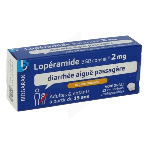 Loperamide Bgr Conseil 2 Mg, Comprimé Orodispersible