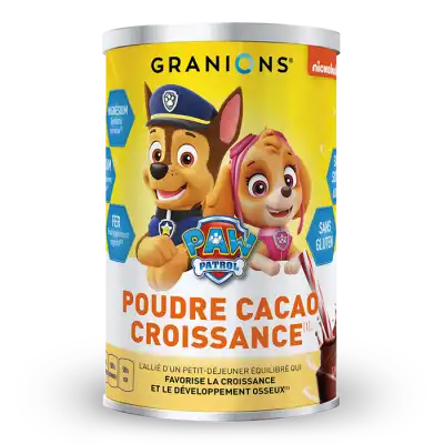 Granions Kid Croissance Poudre ChocolatÉe Pat Patrouille à Lomme