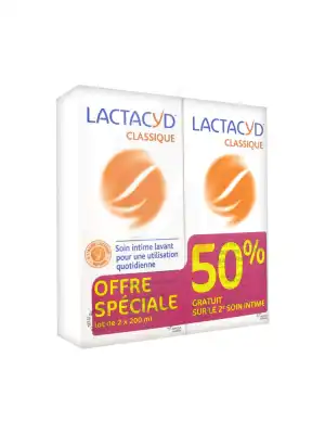 Lactacyd Emulsion Soin Intime Lavant Quotidien 2*200ml à Cambrai