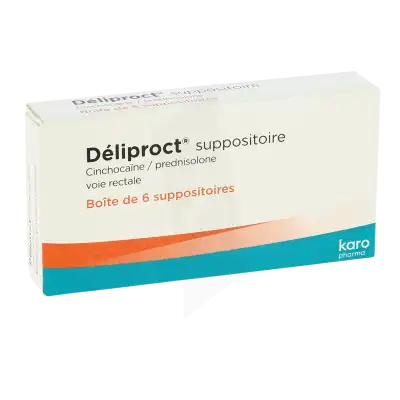 Deliproct, Suppositoire à Blere