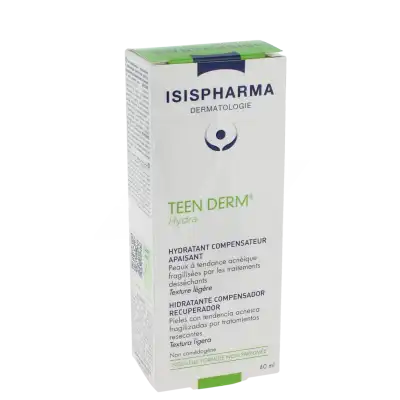 Teen Derm Hydra Fluide Hydratant Compensateur Apaisant T/40ml à ANDERNOS-LES-BAINS
