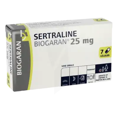 Sertraline Biogaran 25 Mg, Gélule à Lavernose-Lacasse