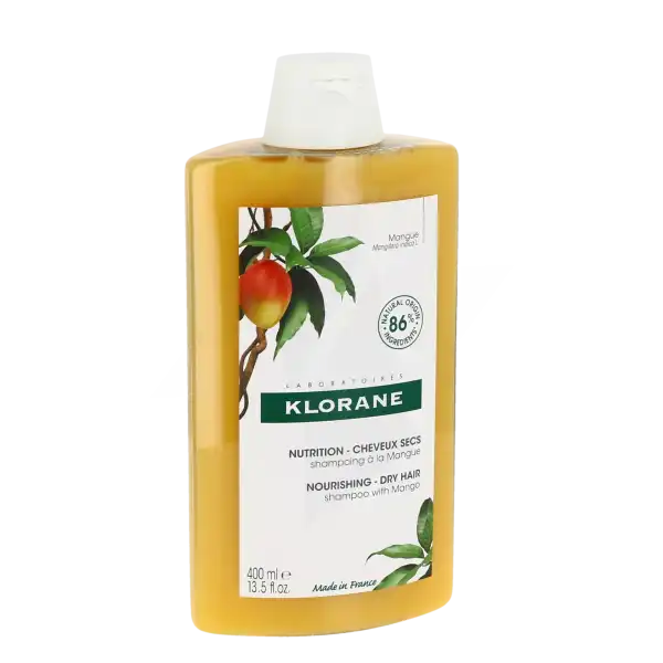 Klorane Mangue Shampooing Nutrition Cheveux Secs 400ml