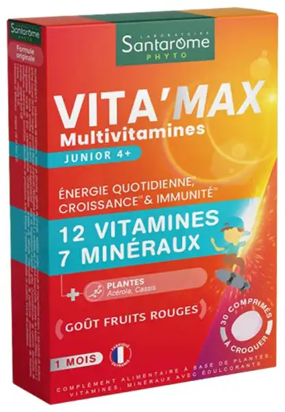 Santarome Vita'max Junior Comprimés B/30