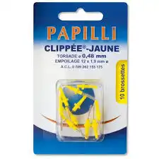 Papilli - Clippee, Jaune, Sachet 10 à LE LAVANDOU
