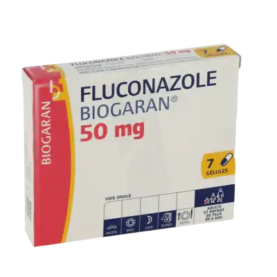 Fluconazole Biogaran 50 Mg, Gélule à LE LAVANDOU