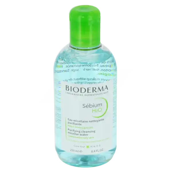 Sebium H2o Solution Micellaire Sans Savon Nettoyante Peau Grasse Fl/250ml